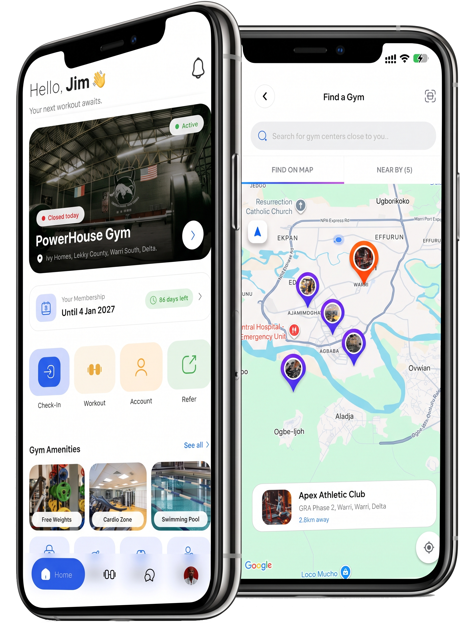 GymKlout Member App preview